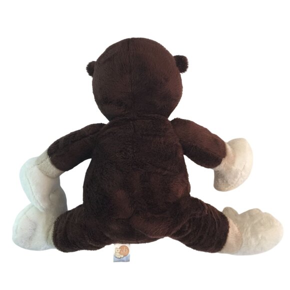 Bambino Brown Monkey Plush 12" Ape Chimpanzee Stuffed Animal Toy - Picture 5 of 7